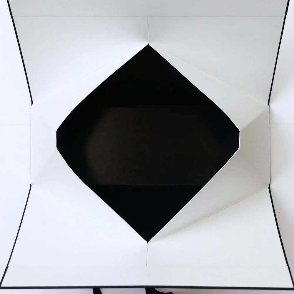 Chanel Origami White Paper Gift Bag Box with Ties